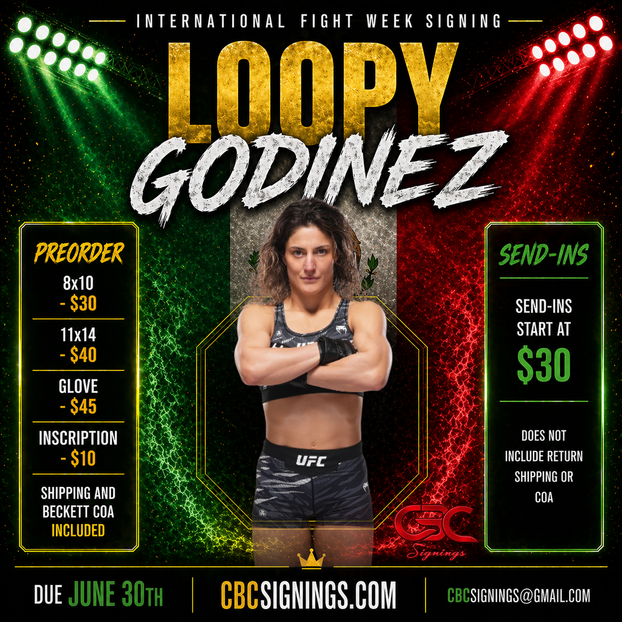 Loopy Godinez Private Signing Presale