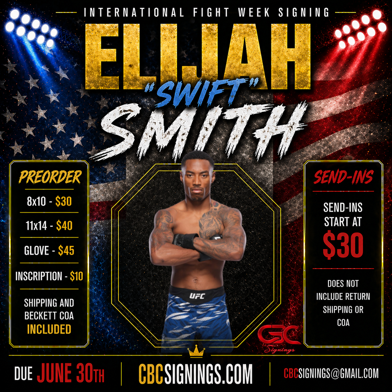 Elijah Smith Private Signing Presale