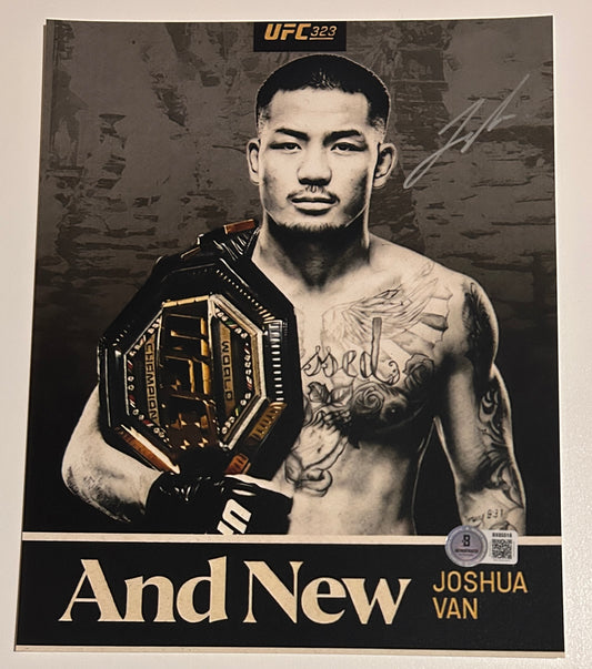 Joshua Van Signed 8x10 Photo with Beckett COA & Free Shipping!