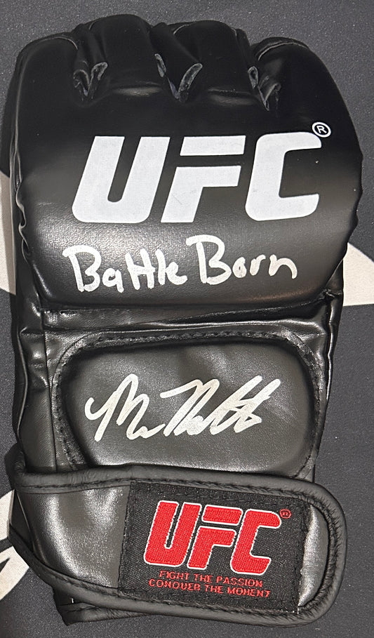 Mario Bautista Signed Glove with Inscription, Beckett COA & Free Shipping!