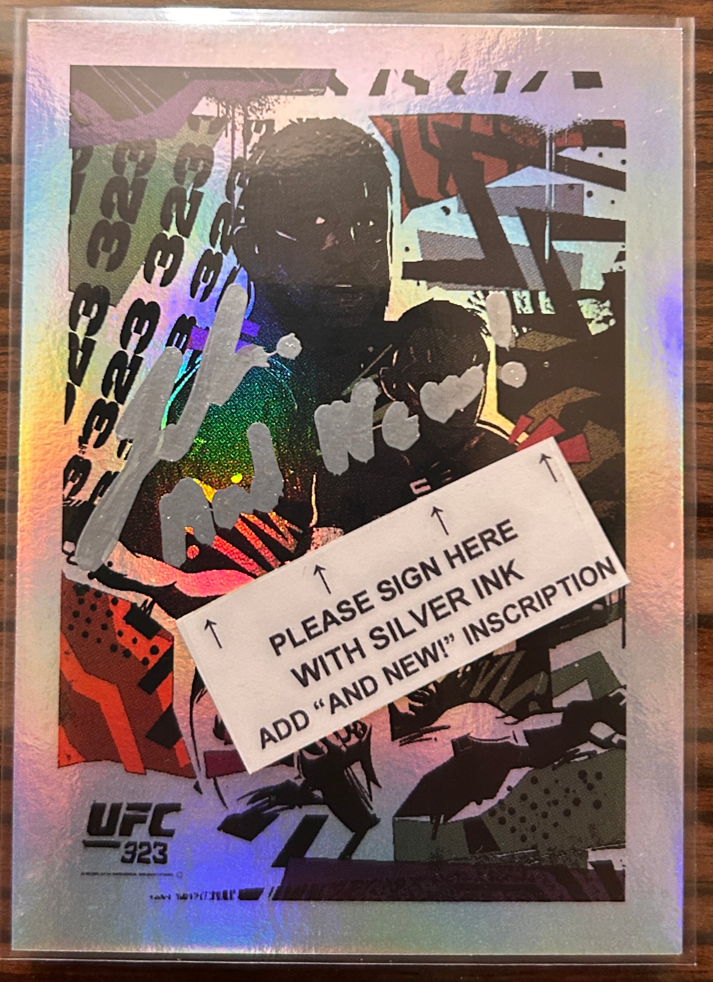 Joshua Van Send in Card with Inscription