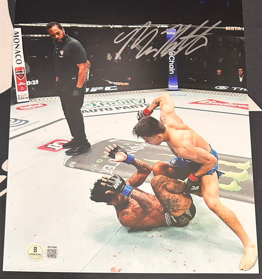 Mario Bautista Signed 8x10 Photo with Beckett COA & Free Shipping!