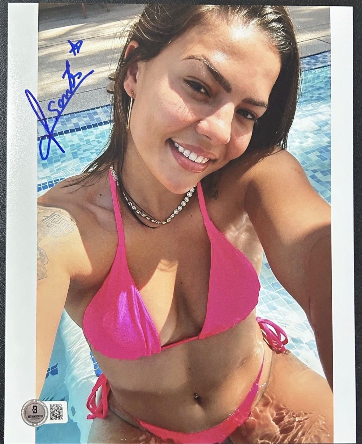 Luana Santos Signed 8x10 Photo with Beckett COA & Free Shipping!