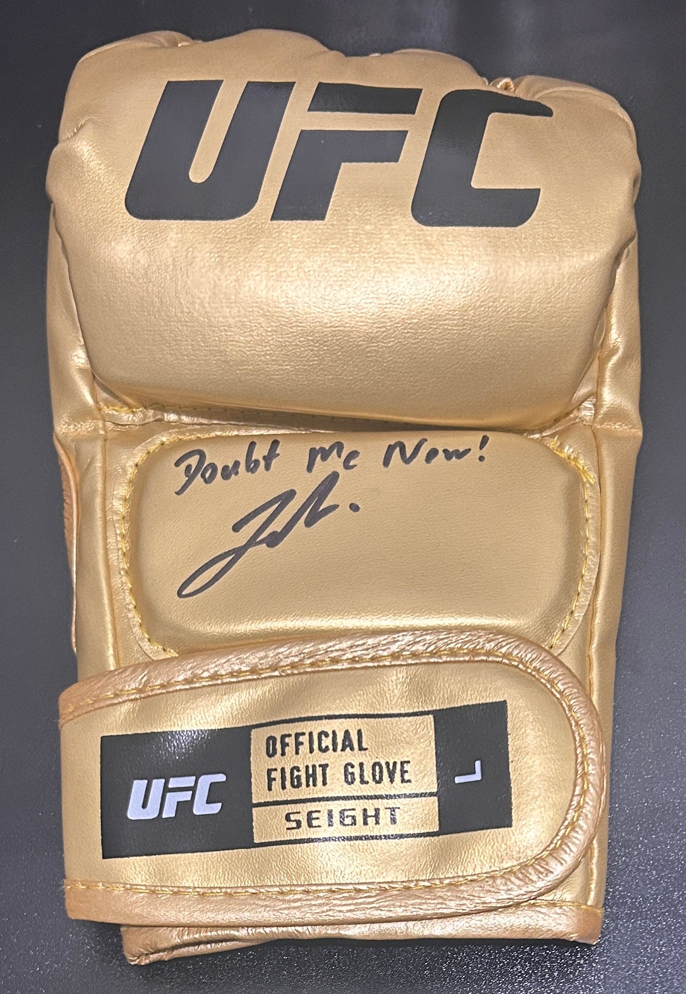 Joshua Van Signed gold glove with Beckett COA & Free Shipping!