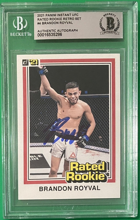 Brandon Royval Signed Rookie Card with Beckett COA & Free Shipping!