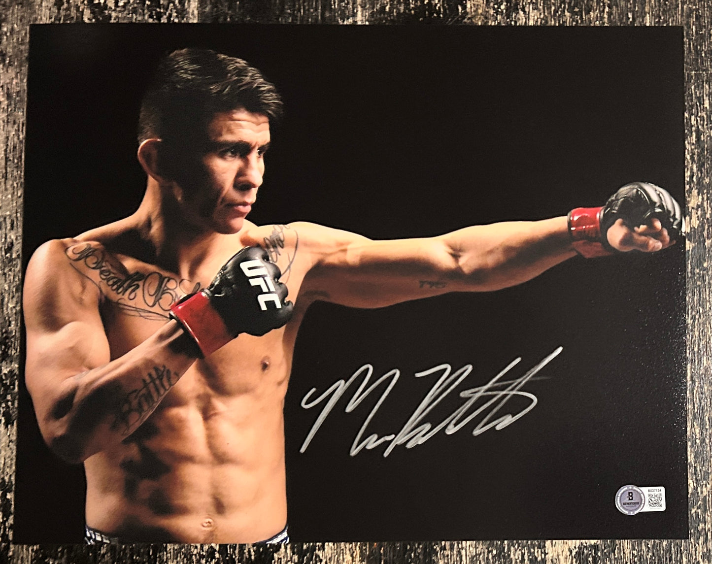 Mario Bautista Signed 11x14 Photo with Beckett COA & Free Shipping!