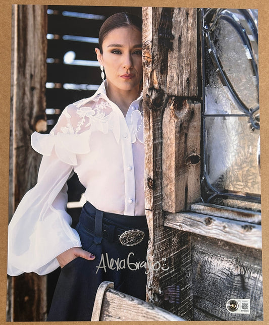 Alexa Grasso Signed 11x14 Photo with Beckett COA & Free Shipping!