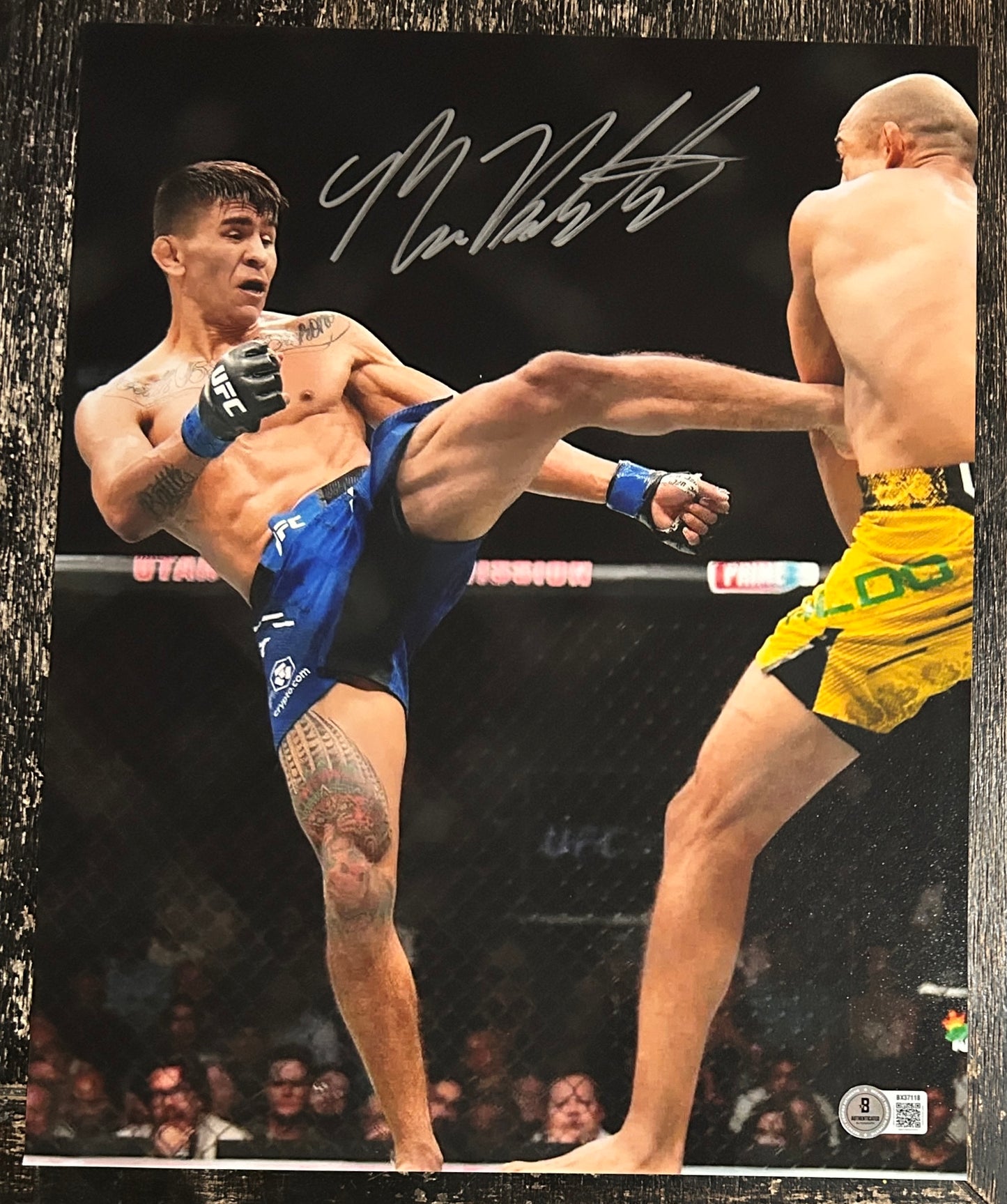 Mario Bautista Signed 11x14 Photo with Beckett COA & Free Shipping!