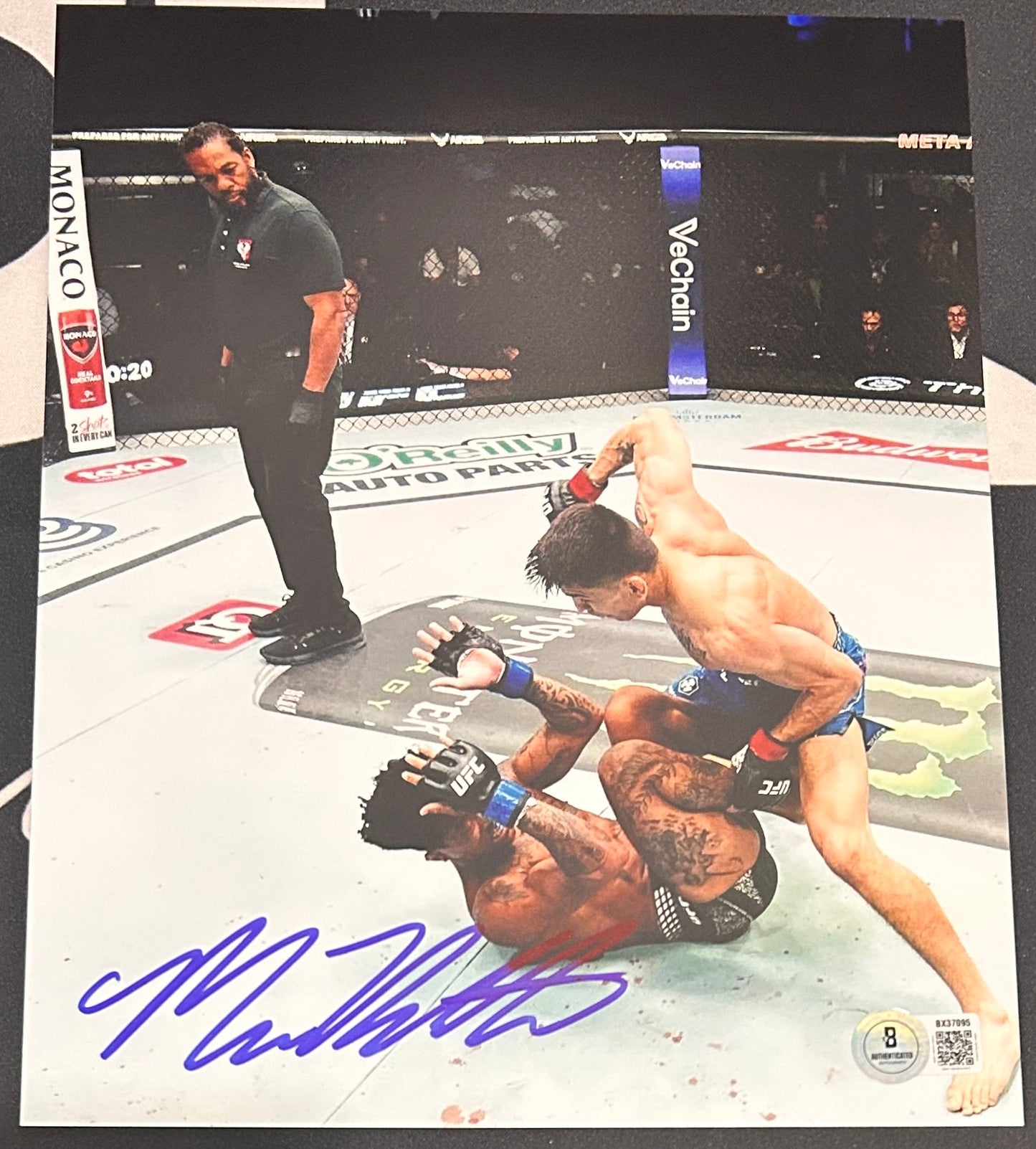 Mario Bautista Signed 8x10 Photo with Beckett COA & Free Shipping!