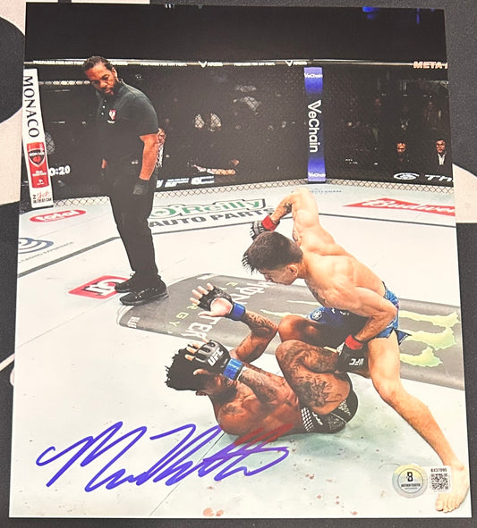 Mario Bautista Signed 8x10 Photo with Beckett COA & Free Shipping!