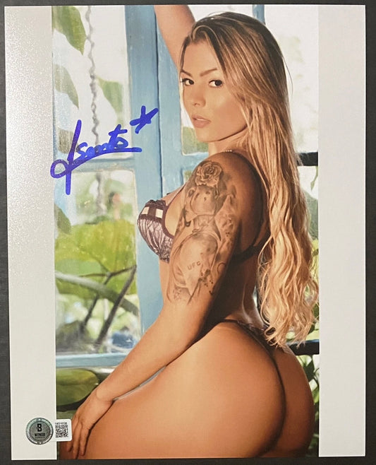 Luana Santos Signed 8x10 Photo with Beckett COA & Free Shipping!