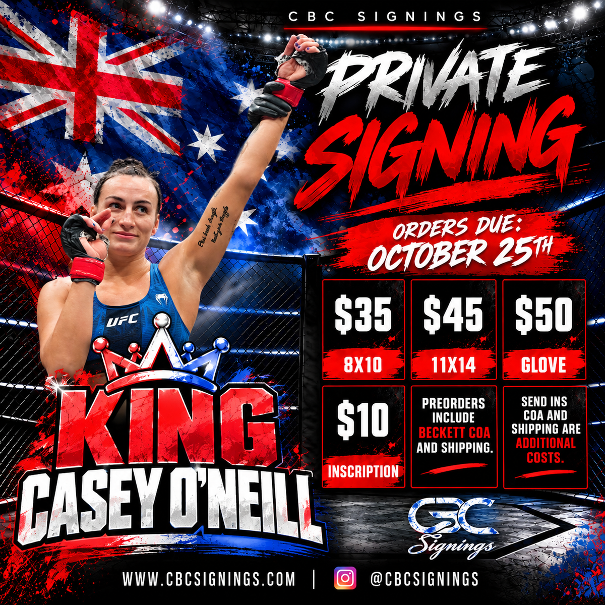 PRESALE: "King" Casey O'Neill Glove With Beckett COA & Free Shipping