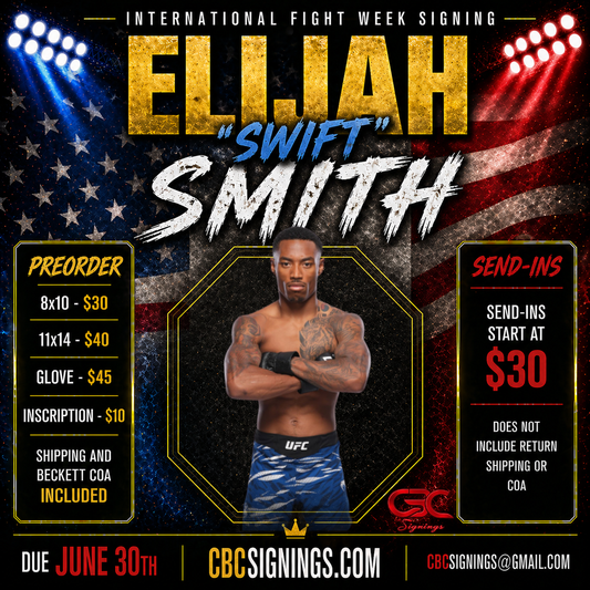 PRESALE: Elijah Smith Inscription Add-On